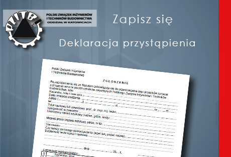 Deklaracja przystąpienia do Polskiego Związku Inżynierów i Techników Budownictwa