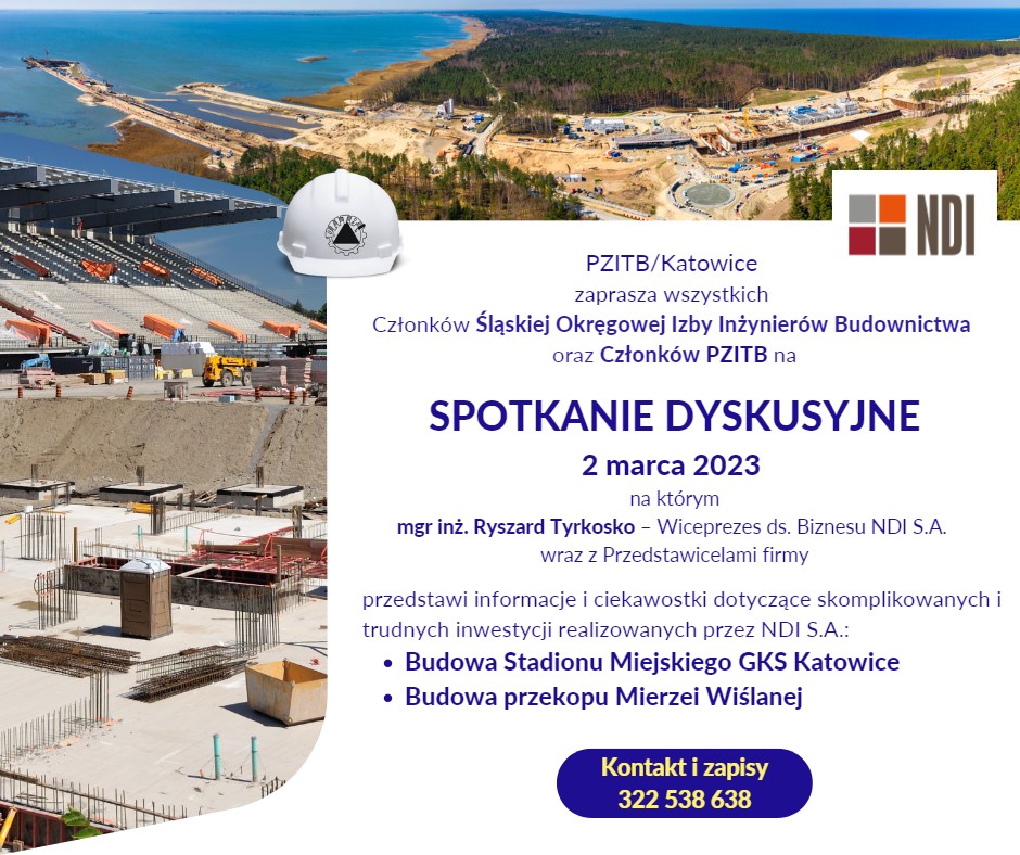 Spotkanie dyskusyjne na temat budowy stadionu miejskiego GKS Katowice - 2.03.2023 r.